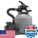 Xtremepowerus 12 Sand Filter For Above-ground Swimming Pools Max 2400GPH 7-WAY. Fixed Price $263.72.