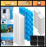 24 Pcs Aquarium Filter Sponge Set For Fluval 406/407 - Foam Pads & Water Polishi. Fixed Price $55.99.