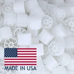 Moving Bed Bio Filter Media - 20MM, White, For Koi Ponds, Aquariums, Aquacult.... Fixed Price $21.57.