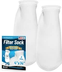 4 Inch Ring Filter Socks 200 Micron, For Saltwater Aquarium, Sump. Fixed Price $29.60.