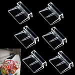 Nestbasics Aquarium Lid Clips 6PC, Rimless Glass Cover Support, 5-6MM. Fixed Price $20.00.