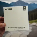 Nicrew Slim Aquarium Filter Cartridges (6 Pcs) With Intake Sponges (2 Small. Fixed Price $9.99.