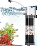 Aquarium Filter, Fish Tank With Rainshower Pipe Design Adjustable Water. Fixed Price $28.19.