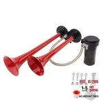Train Horns Kit, 12V 150DB Super Loud Dual Trumpet Air For Trucks Lorry. Fixed Price $31.15.