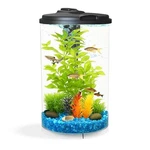 Koller Aquaview 3-GAL 360 Aquarium 7-COLOR Led Lighting Power Filter Plastic. Fixed Price $61.09.