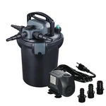 1000 Gallon Pressurized Bio Koi Fish Pond Filter W/ 13W Uv + 1200GPH Water Pump. Fixed Price $120.99.