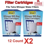 Tetra Whisper Bio-bag Filter Cartridges, For Aquariums, 24 Ct, Easy Replacement. Fixed Price $34.76.