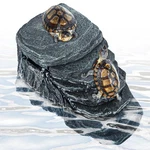 Turtle Tank Filter 20 Gallon, Basking Platform With 3-STAGE Filtration.... Fixed Price $52.03.