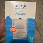 Top Fin Pf-l Large Power Filter, Cartridges L-6PACKS. Fixed Price $11.00.