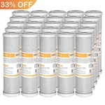 1-25 Pack 10"X2.5" Whole House Cto Carbon Block Water Filter Cartridges Purifier. Fixed Price $105.28.