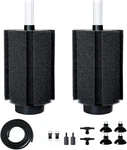 100-120 Gal Large Aquarium Sponge Filter With Air Stone And Ceramic MEDIA,2 Pack. Fixed Price $32.49.