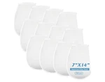 Macarrie 12 Pack 7 Ring Felt Filter Socks 200 M, X 14 Inch, White. Fixed Price $25.99.