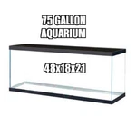 75-GALLON & Smaller Glass Aquariums Pet / Reptile Fish Tank Pro Grade. Fixed Price $45.00.