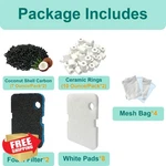 18 Pack Filter Media Penn-plax Cascade 1200 1500 Sponge Carbon. Fixed Price $57.99.
