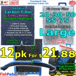 For Aqueon Filter Cartridge Large Quietflow 20,30,50,55,75 Compatible Genericpad. Fixed Price $21.88.
