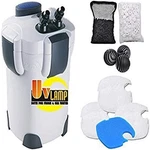 Sunsun HW303B 370GPH Canister Filter Kit 9-WATT Uv Sterilizer HW-303BPRO. Fixed Price $290.15.