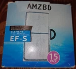 Amzbd Ef-s Element Filter Cartridge Refill 14 Pack (not 15). Fixed Price $14.95.
