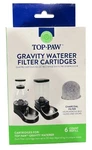Top Paw, Gravity Waterer, Filter Cartridges, 6PK. Fixed Price $12.99.