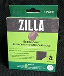 Zilla Ecorenew Filter Cartridges With Smartclean Technology 1EA/MEDIUM 3 Pk. Fixed Price $10.99.