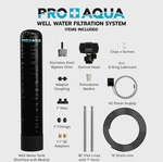 Pro+aqua Well Water Filtration System 10 Gpm Iron Filter Hot Deal New. Fixed Price $440.50.