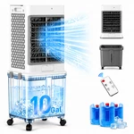 Evaporative Air Cooler Remote Timer 2800CFM Swamp Fan 10 Gal Water Tank. Fixed Price $110.49.