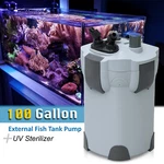 100 Gal Aquarium Fish Tank Pump External Filter HW-403B 370 Gph 9W Uv Sterilizer. Fixed Price $99.00.