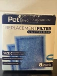Pet Faves Aquarium Replacement Filter Cartridges 8 Pack. Fixed Price $10.00.