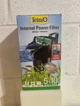 Tetra Whisper Internal Power Filter 5 To 10 Gallons In-tank With Air Pump, Black. Fixed Price $19.99.