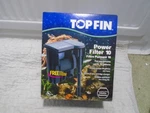 Top Fin Power Filter 10 For Aquariums Up Gallons Made Usa- Open Box. Fixed Price $13.99.