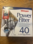 Tetra Whisper 40 Power Filter 200 Gph For Aquariums To Gallons Brand New. Fixed Price $31.99.
