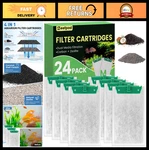 24 Pack Medium Aquarium Filter Cartridges For Tetra Whisper Bio-bag, 90 Gph. Fixed Price $48.59.