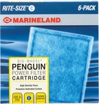 Marineland Rite Size 6 Pack Penguin Bio-wheel Filter Cartridge. Fixed Price $18.25.
