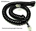 2-PACK Handset Cord N-inc Phone KX-T076CID KX-T2025CID KX-T885CID Black 9FT. Fixed Price $9.49.