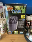 New- Zoo Med Labs Clean 30 External Canister Filter For Aquatic Turtles. Fixed Price $65.00.