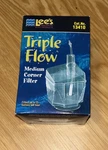 Lees Triple Flow Corner Medium Filters Up To 75 Gph (3.5"L X 3.5"W 5.5). Fixed Price $9.99.