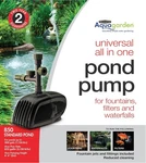 Pennington Aquagarden , Universal 850 All-in-one Submersible Pond & Water Pump. Fixed Price $75.00.