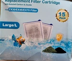 Xbbwmrs 15-PACK Large Replacement Filter Cartridges Nutshell Carbon &zeolite New. Fixed Price $35.95.