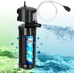 Tararium Aquarium Filter U-v For 20-75 Gallon, 200GPH Fish Tank W/ 5W. Fixed Price $84.99.