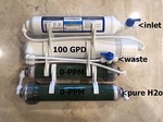 Ro/di Reverse Osmosis Aquarium/reef System 5 Stage 100GPD. Fixed Price $90.00.
