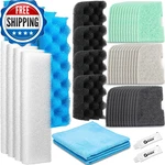 Threlaco 52 Pcs Replacement Filter Media Kit Compatible Fluval 406/407 Aquarium. Fixed Price $83.11.