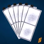 Hygger 10-PACK Replacement Aquarium Carbon Filter Cartridges For HG-959. Fixed Price $19.99.