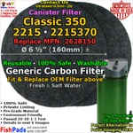 For Eheim Classic 350,2215370 Canister Filter 2628150,2522150 Compatiblepad. Fixed Price $17.98.