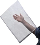 Large Filter Media Bags,aquarium Mesh With Plastic Zipper,white Net Fo. Fixed Price $19.99.
