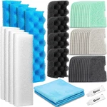 52 Pcs Filter Media Kit For Fluval 406/407 - Foam, Ammonia, Phosphate Pads. Fixed Price $83.99.