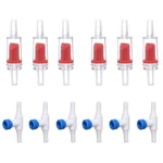 Alegi Aquarium Pump Accessories With Non-return Check Valves,air Red. Fixed Price $12.12.