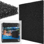 Borlech Aquarium Bio Filter Sponge Pad 18.5"X18.5"X0.8" (20PPI) Pack, Black. Fixed Price $13.35.