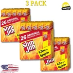 Slim Jim Snack-sized Smoked Meat Stick Original Flavor 0.28 Oz 46 Ct, (3 Pack). Fixed Price $16.50.