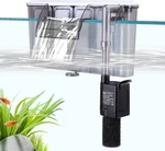 Aqqa Quiet 30-50 Gallon Fish Tank Filters Auto Start Hang Back Aquarium. Fixed Price $43.32.