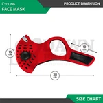 Wholesale Sports Cycling Face Mask Outdoor Active Carbon Filter Breathing Valves. Fixed Price $18.70.