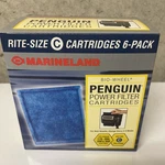 Marineland Penguin Bio-wheel Aquarium Power Filters New Box 6 Pack Size. Fixed Price $29.99.